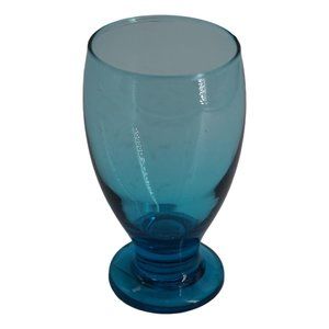 Footed Water Goblets 12 oz, 24Pcs, Turquoise by Cristar